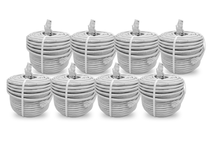 Lorex CAT5e PoE NVR to Camera Connection 60ft Extension Cables 8-Pack