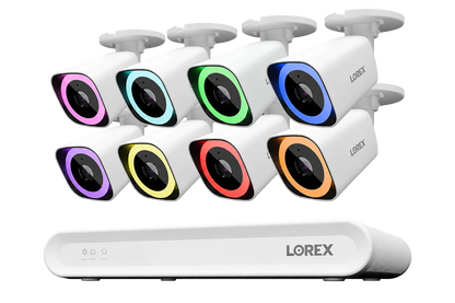 Lorex Connect V-Series 4K 16-Channel Wired NVR System with V7 4K PoE Bullet Cameras - 2TB