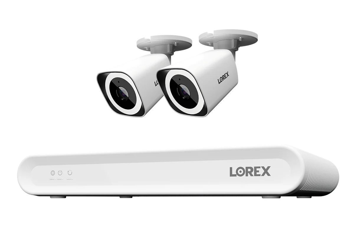 Lorex Connect V-Series 4K 8-Channel Wired NVR System with V3 4K PoE Bullet Cameras - 1TB