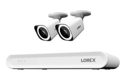 Lorex Connect V-Series 4K 8-Channel Wired NVR System with V3 4K PoE Bullet Cameras - 1TB