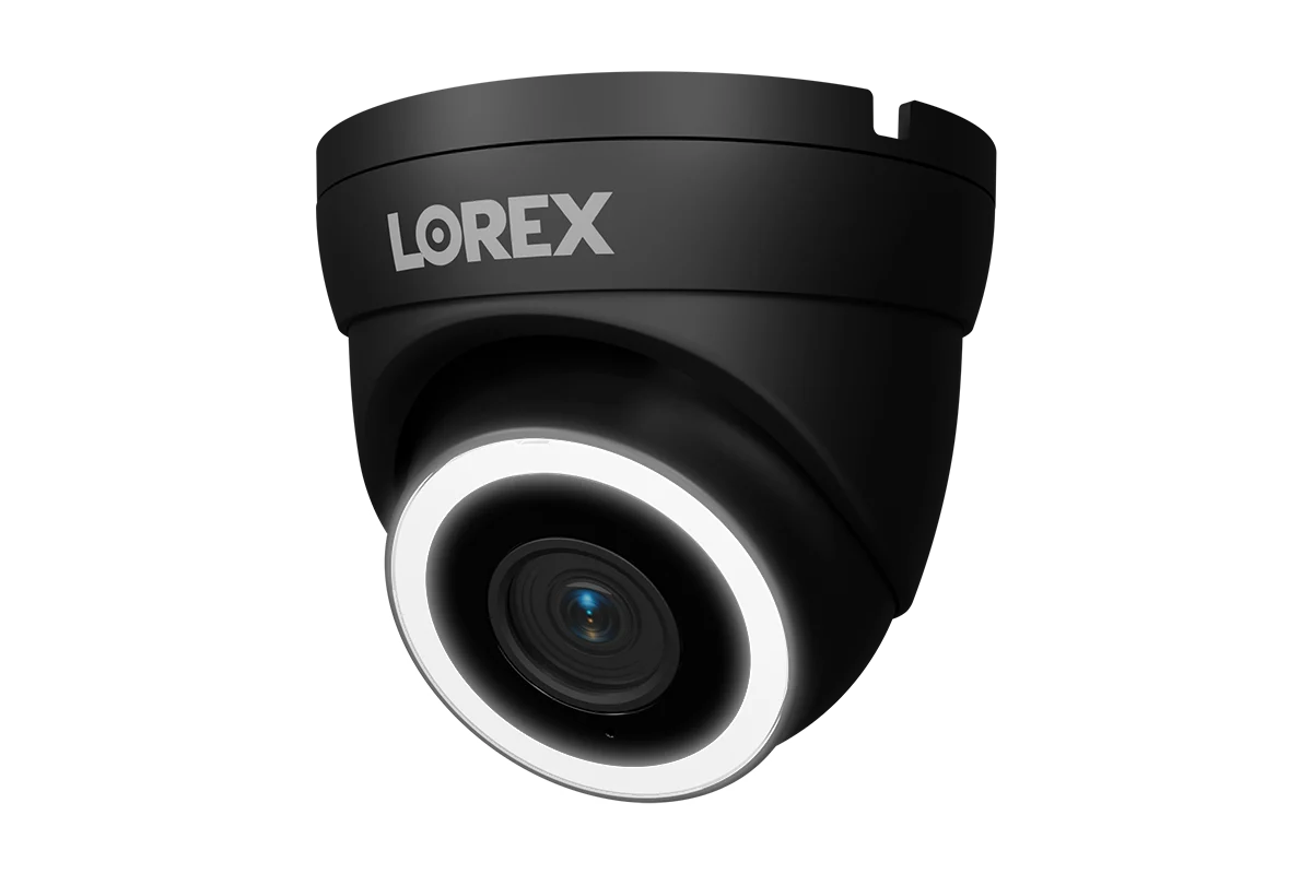 Lorex Connect V-Series V3 4K PoE Turret Camera with Smart Security Lighting