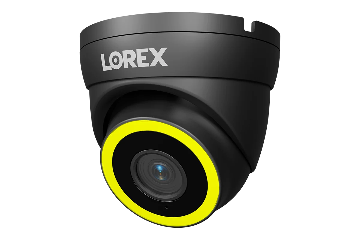 Lorex Connect V-Series V5 4K PoE Turret Cameras with Color Smart Security Lighting