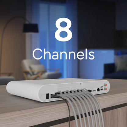 Lorex Connect V-Series VC 4K 8-Channel PoE Network Video Recorder (NVR) 1TB