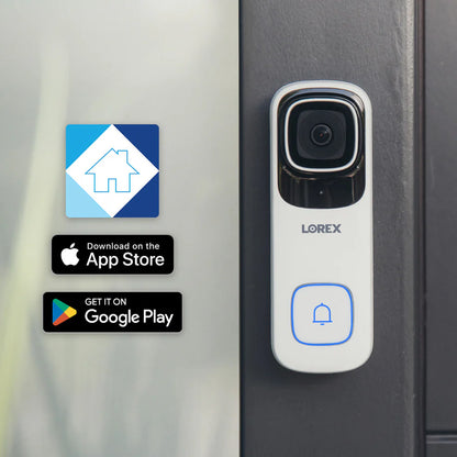 Lorex 4K WIRELESS Video Doorbell (AC-Powered Wi-Fi, 32GB, Cloud-Enabled)