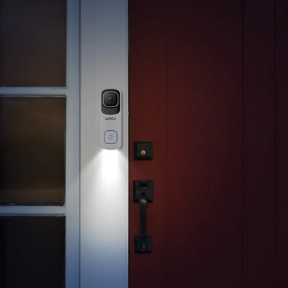 Lorex 4K WIRELESS Video Doorbell (AC-Powered Wi-Fi, 32GB, Cloud-Enabled)