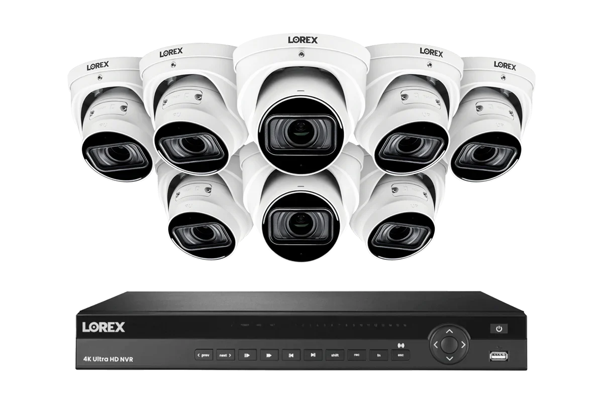 Lorex Elite Series 16-Channel (4TB) 4K IP System with Nocturnal N4 Lite Turret Cameras