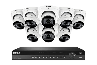 Lorex Elite Series 16-Channel (4TB) 4K IP System with Nocturnal N4 Lite Turret Cameras