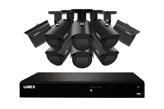 Lorex Fusion Series 4K 16 Camera Capable (Wired or Fusion Wi-Fi) 4TB Wired NVR System with A14 IP Bullet Cameras