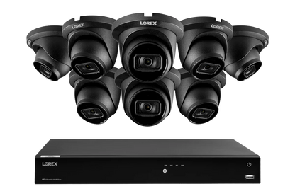 Lorex Fusion Series 4K 16 Camera Capable (Wired or Fusion Wi-Fi) 4TB Wired NVR System with A14 IP Dome Cameras
