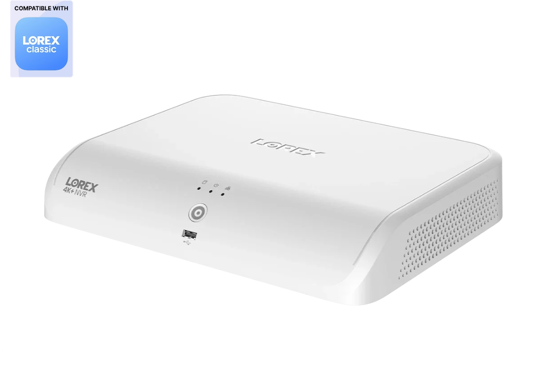 Lorex Fusion NVR with A10 IP Dome Cameras - 4K 16-Camera Capable (8 Wired + 8 Wi-Fi Fusion) 2TB Wired System