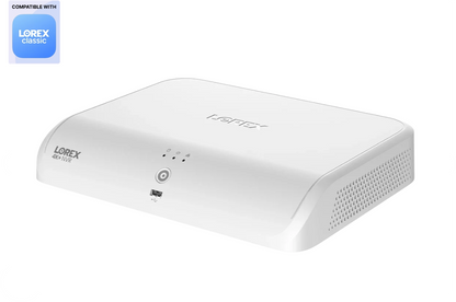 Lorex Fusion NVR with A10 IP Dome Cameras - 4K 16-Camera Capable (8 Wired + 8 Wi-Fi Fusion) 2TB Wired System