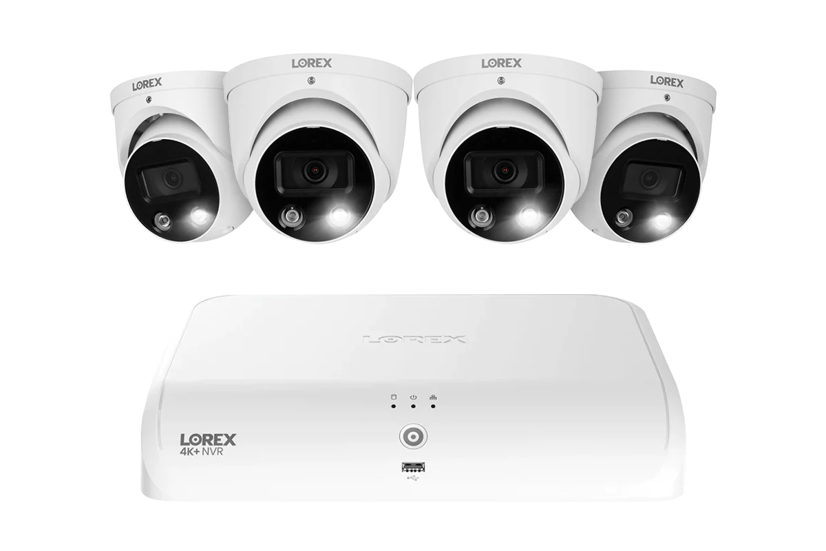 Lorex Fusion Series 4K+ 16 Channel (8 Wired + 8 Fusion Wi-Fi) 2TB Wired System with H13 Wired 4K IP Dome Cameras