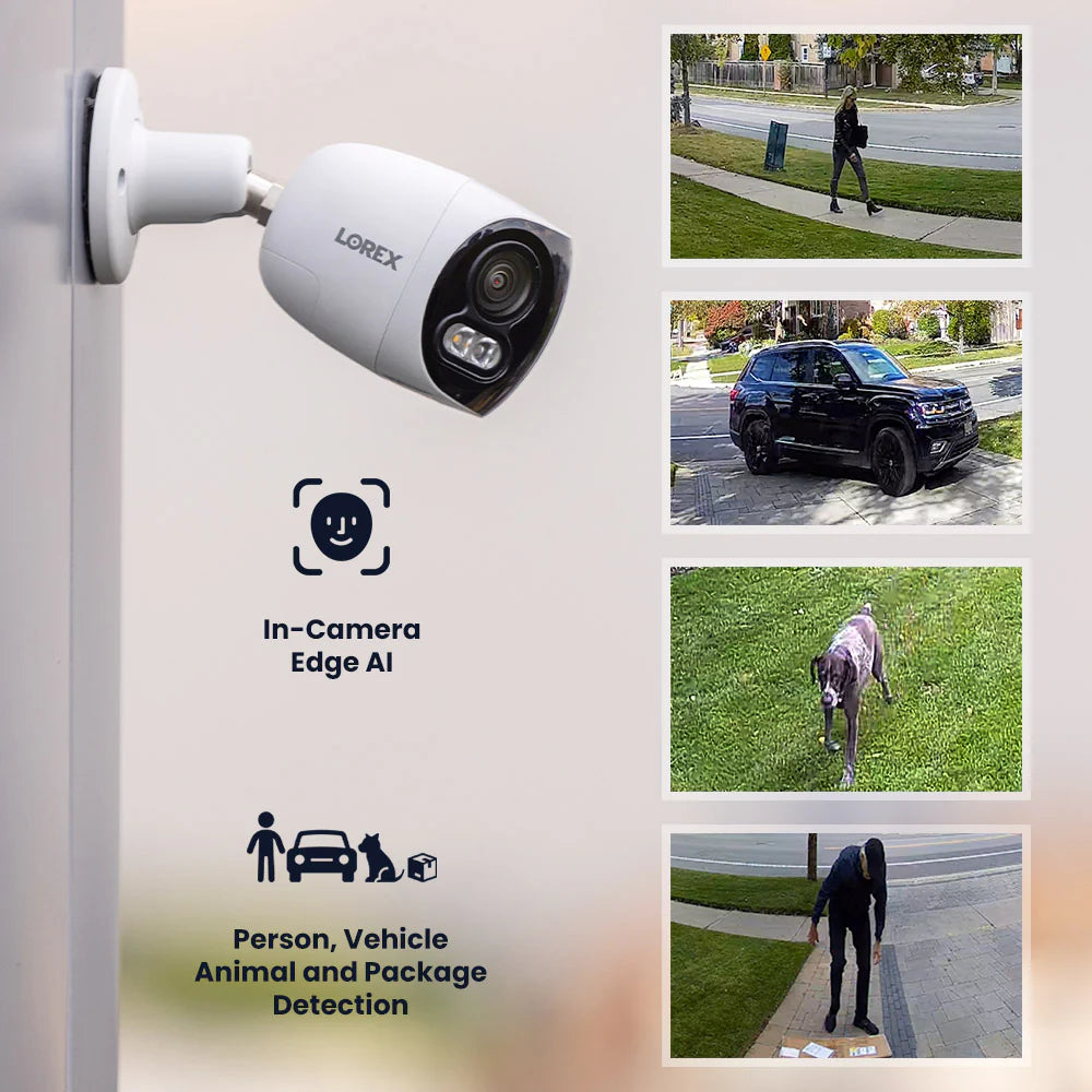 Lorex 4K WIRELESS Dual-Lens 180 degree  Panaromic Security Camera – AC-Powered Wi-Fi