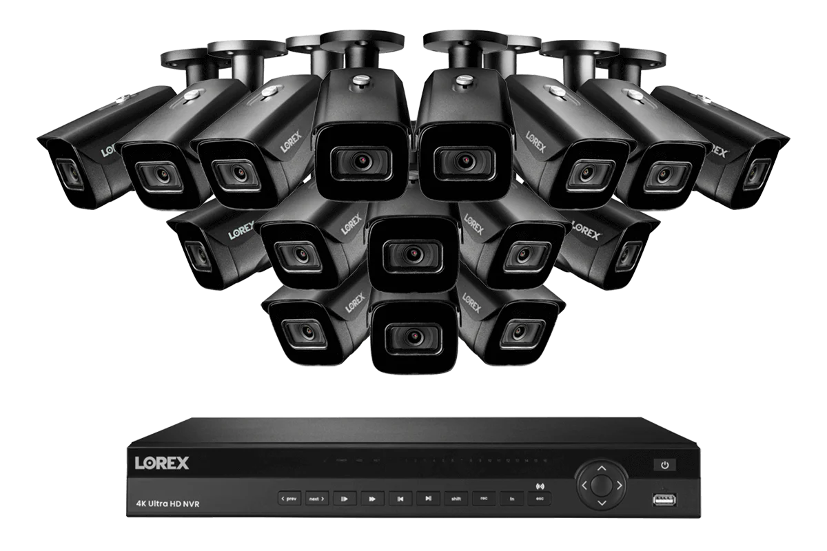 Lorex Elite Series NVR with N3 (Nocturnal Series) IP Bullet Cameras - 4K 16-Channel 4TB Wired System