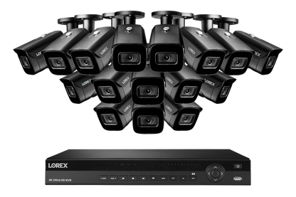 Lorex Elite Series NVR with N3 (Nocturnal Series) IP Bullet Cameras - 4K 16-Channel 4TB Wired System