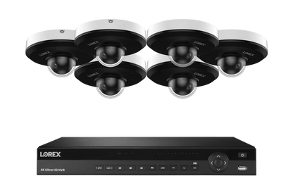 Lorex Elite Series NVR with P2 (4MP) IP Mini PTZ Cameras - 4K 16-Channel 4TB Wired System