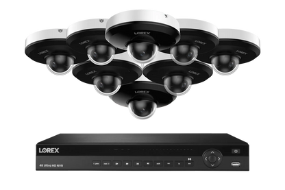 Lorex Elite Series NVR with P2 (4MP) IP Mini PTZ Cameras - 4K 16-Channel 4TB Wired System