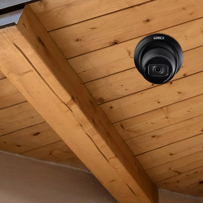 Lorex A14 - 4K (8MP) IP Wired Turret Security Camera, Listen-In Audio, Smart Motion Detection