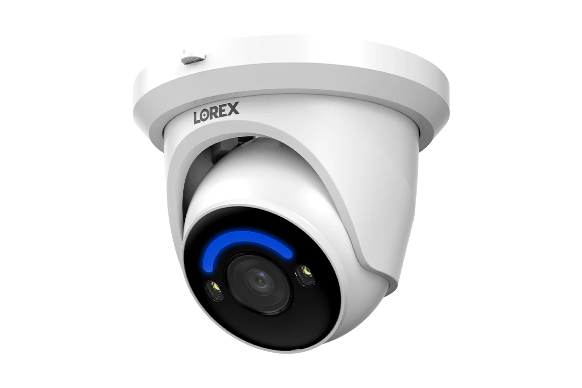 Lorex H12 - Lorex H12 4K IP Wired Turret Security Camera with Smart Security Lighting and Smart Motion Detection