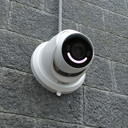 Lorex H12 - Lorex H12 4K IP Wired Turret Security Camera with Smart Security Lighting and Smart Motion Detection