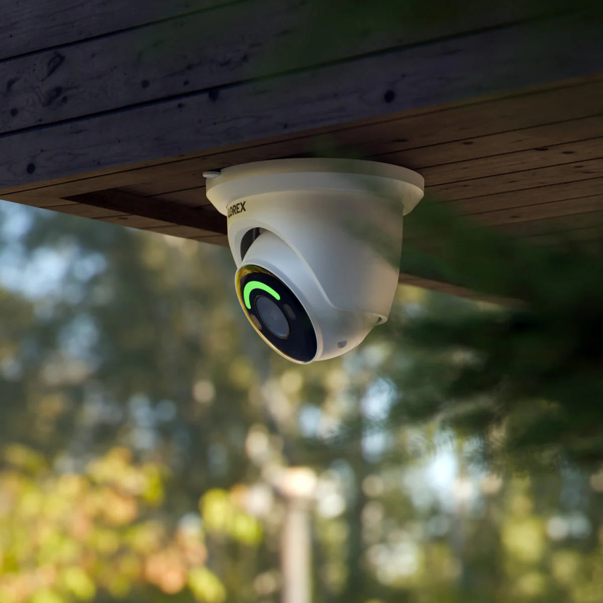 Lorex H12 - Lorex H12 4K IP Wired Turret Security Camera with Smart Security Lighting and Smart Motion Detection