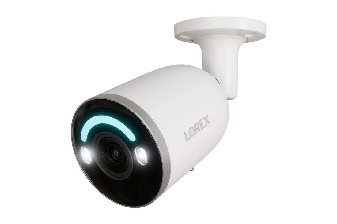 Lorex H12 - Lorex H12 4K IP Wired Bullet Security Camera with Smart Security Lighting and Smart Motion Detection