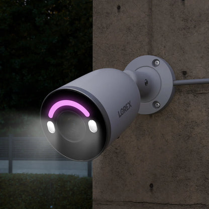 Lorex H12 - Lorex H12 4K IP Wired Bullet Security Camera with Smart Security Lighting and Smart Motion Detection
