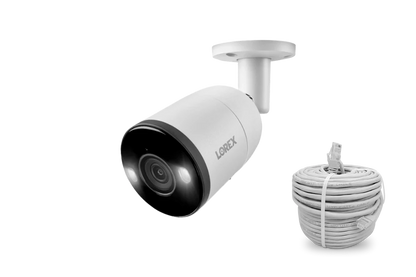 Lorex H13 - 4K IP Wired Bullet Security Camera with Smart Deterrence and Smart Motion Detection