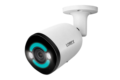 Lorex H30 - 4K+ 12MP IP Wired Bullet Security Camera with Smart Security Lighting and Smart Motion Detection