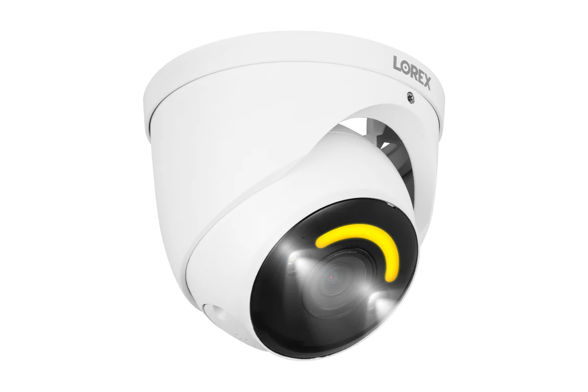 Lorex H30 - 4K+ 12MP IP Wired Dome Security Camera with Smart Security Lighting and Smart Motion Detection
