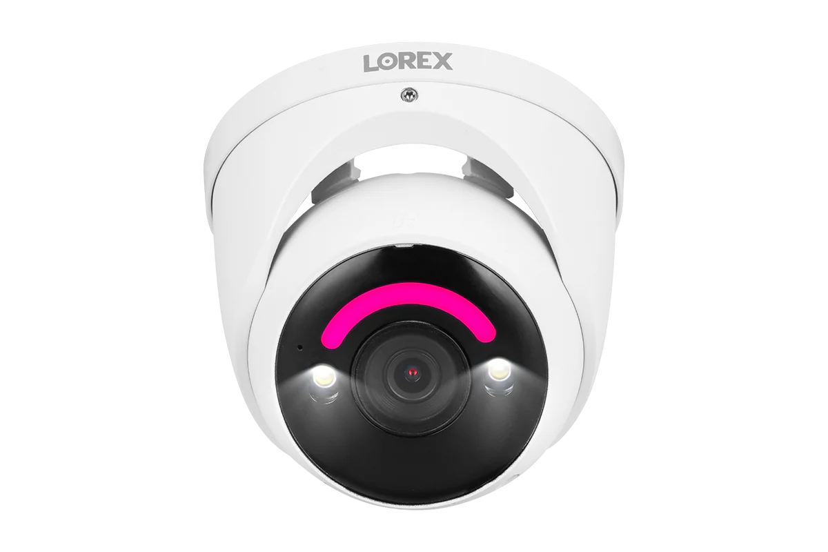 Lorex H30 - 4K+ 12MP IP Wired Dome Security Camera with Smart Security Lighting and Smart Motion Detection