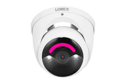 Lorex H30 - 4K+ 12MP IP Wired Dome Security Camera with Smart Security Lighting and Smart Motion Detection