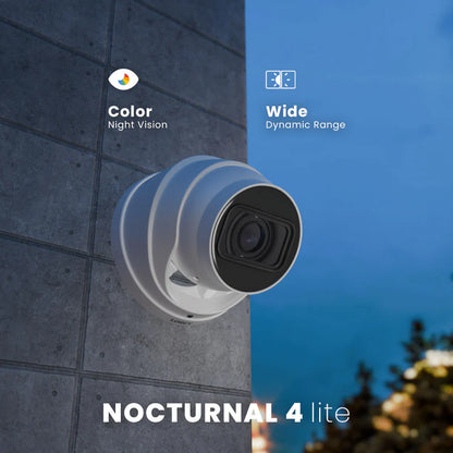 Lorex N4 Lite - 4K (8MP) IP ePOE Wired Turret Security Camera, Motorized Varifocal Lens, Real-Time 30 FPS Recording, 4X Optical Zoom, Advanced Analytics