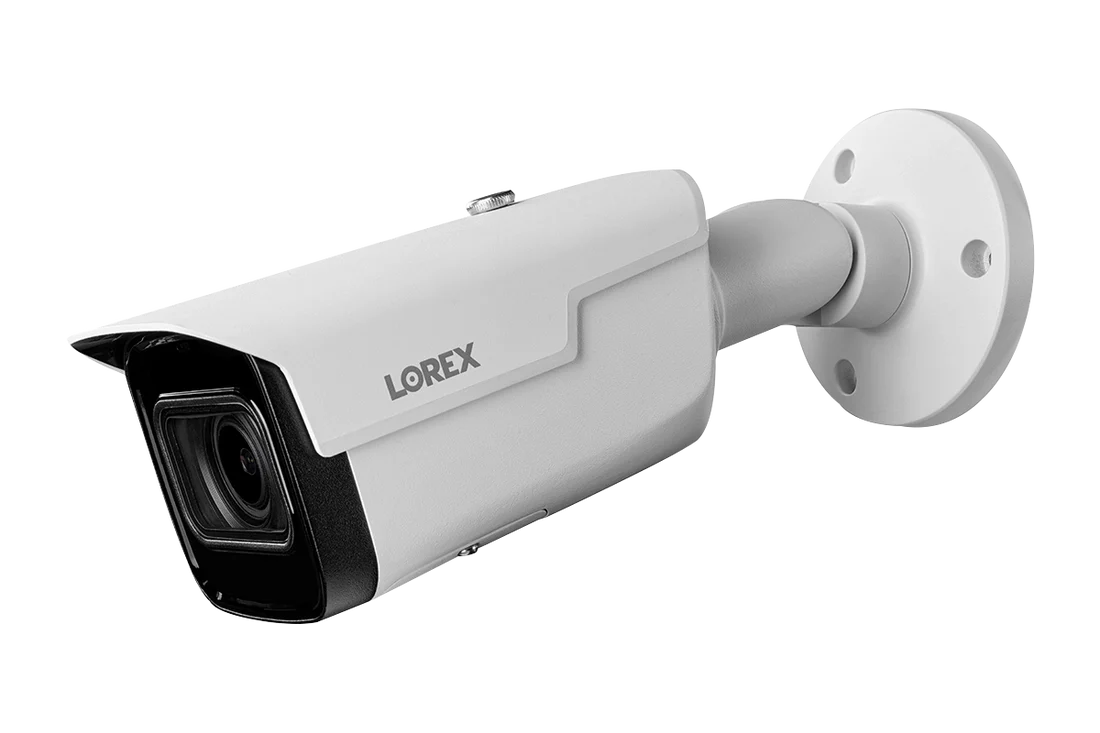 Lorex N3 - 4K (8MP) IP Wired Bullet Security Camera, Motorized Varifocal Lens, Real-Time 30 FPS Recording, 4X Optical Zoom