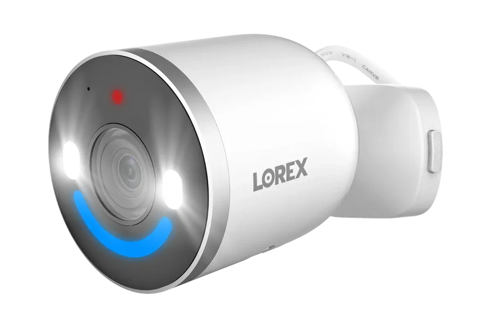 Lorex 4K WIRELESS Spotlight Wi-Fi 6 Security Camera – AC-Powered Wi-Fi (32 GB, Cloud-Enabled)