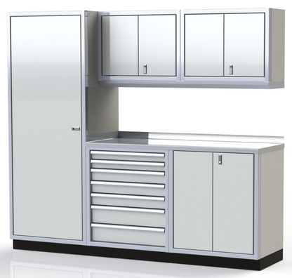 Moduline ProII™ Series Aluminum Pre-Configured Combination Cabinet Set PGC008-11A