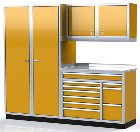 Moduline ProII™ Series Aluminum Pre-Configured Combination Cabinet Set PGC008-13A