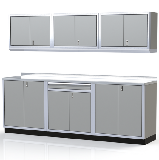Moduline ProII™ Series Aluminum Pre-Configured Combination Cabinet Set PGC009-01A