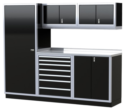 Moduline ProII™ Series Aluminum Pre-Configured Combination Cabinet Set PGC008-04A