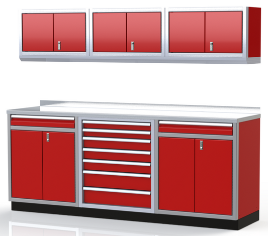 Moduline ProII™ Series Aluminum Pre-Configured Combination Cabinet Set PGC008-05A