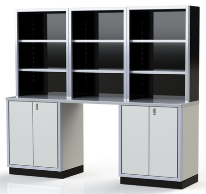 Moduline ProII™ Series Aluminum Pre-Configured Combination Cabinet Set PGC008-08A