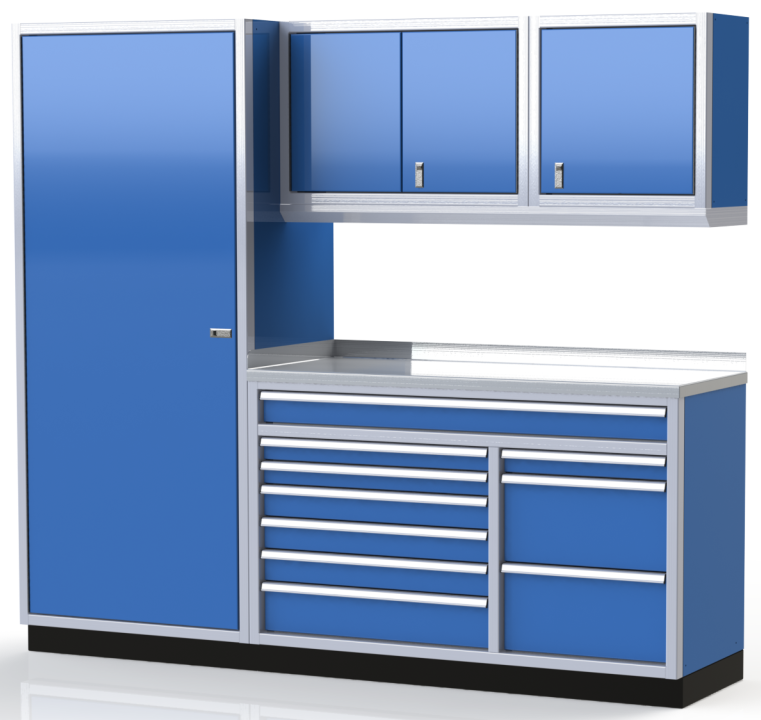 Moduline ProII™ Series Aluminum Pre-Configured Combination Cabinet Set PGC008-14A