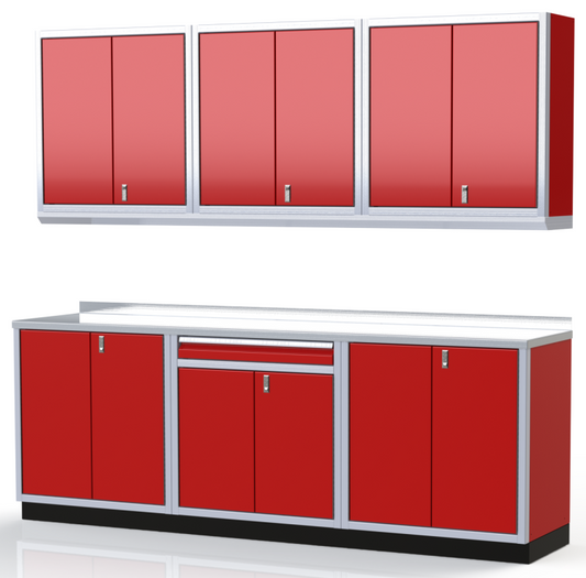 Moduline ProII™ Series Aluminum Pre-Configured Combination Cabinet Set PGC009-07A