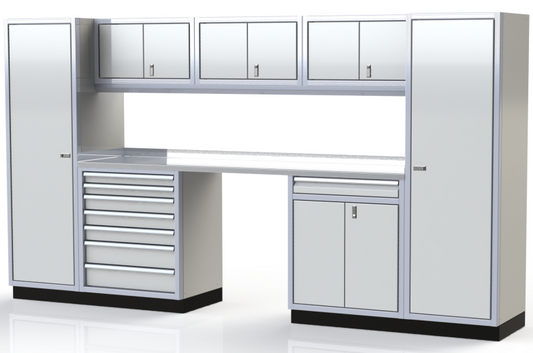 Moduline ProII™ Series Aluminum Pre-Configured Combination Cabinet Set PGC012-01A