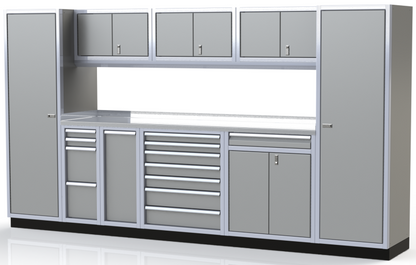 Moduline ProII™ Series Aluminum Pre-Configured Combination Cabinet Set PGC012-03A
