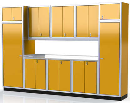 Moduline ProII™ Series Aluminum Pre-Configured Combination Cabinet Set PGC012-05A