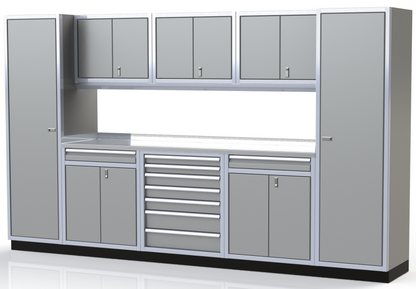 Moduline ProII™ Series Aluminum Pre-Configured Combination Cabinet Set PGC012-08A