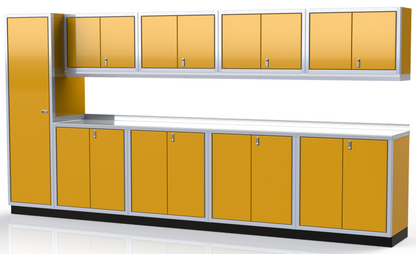Moduline ProII™ Series Aluminum Pre-Configured Combination Cabinet Set PGC014-02A
