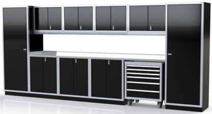 Moduline ProII™ Series Aluminum Pre-Configured Combination Cabinet Set PGC016-10A