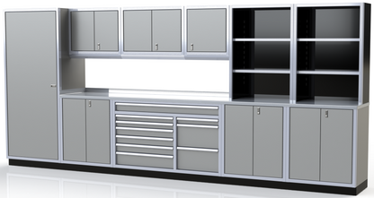 Moduline ProII™ Series Aluminum Pre-Configured Combination Cabinet Set PGC016-11A
